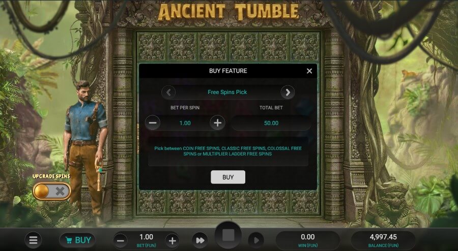 Ancient Tumble - Compra de bonos